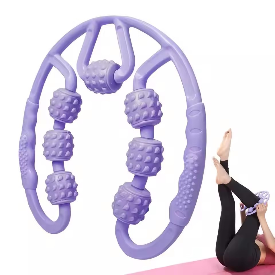 Yoga Fitness Trainer - Leg Calf Roller Massager Anti-Cellulite Massager