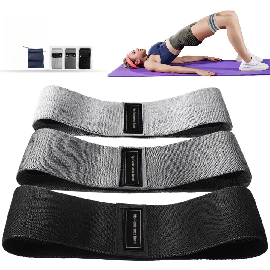 Yoga Fitness Trainer - Basic Fabric Resistance Hip Booty Bands