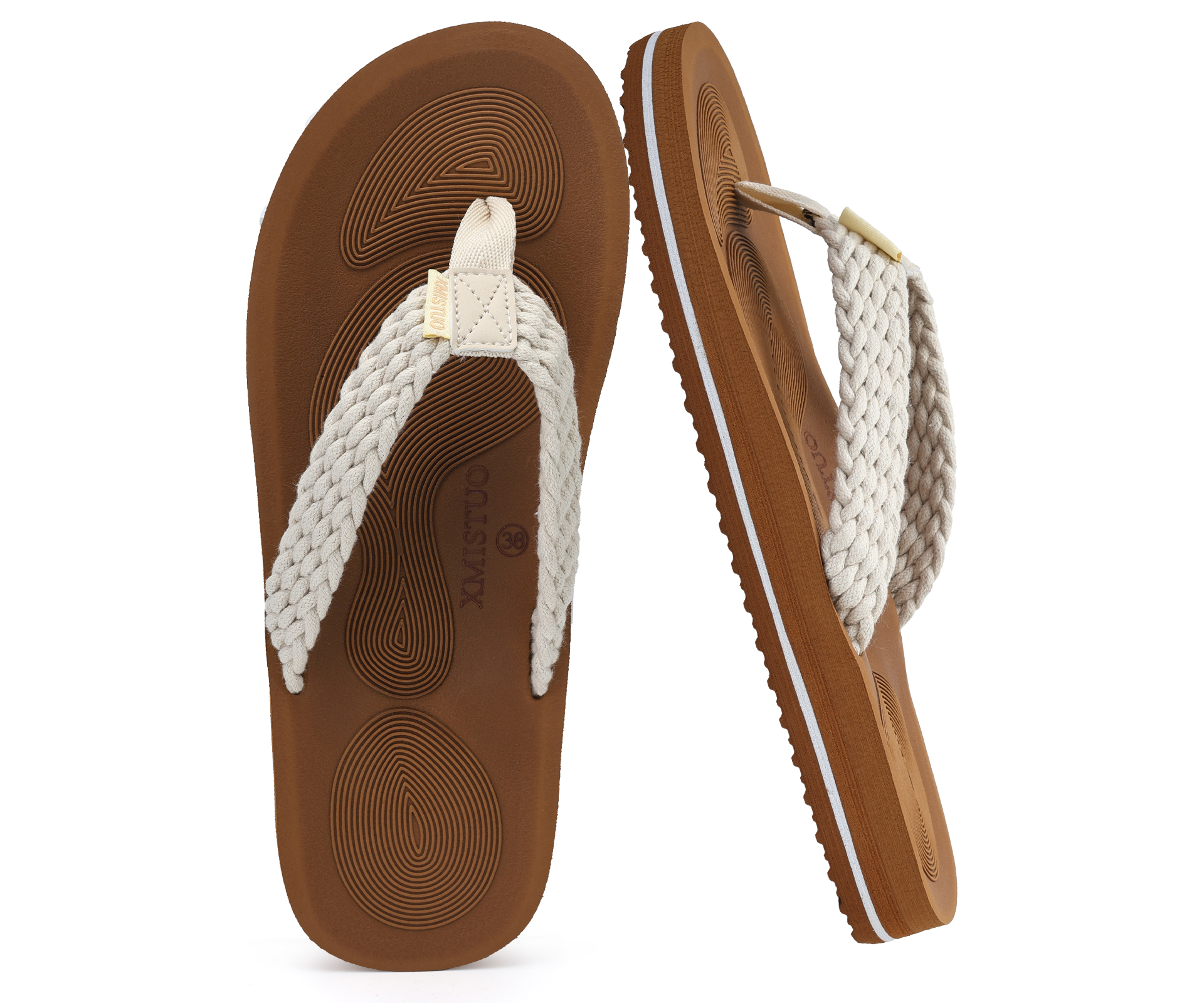 Yoga Mat For Fitness - Flip Flops for Women with Arch
