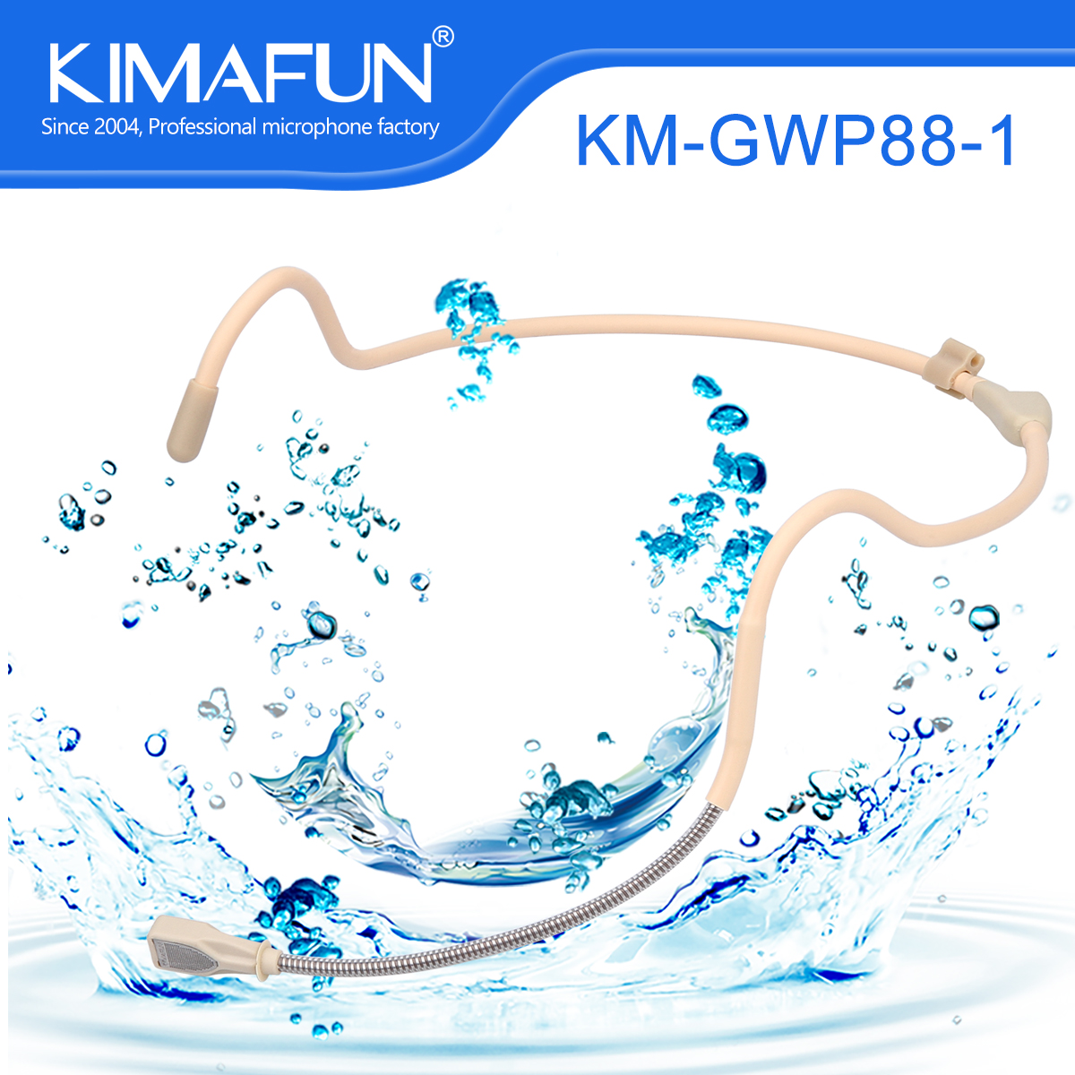 Yoga Fitness Spinning - KIMAFUN Wireless Waterproof Headset Fitness Microphone