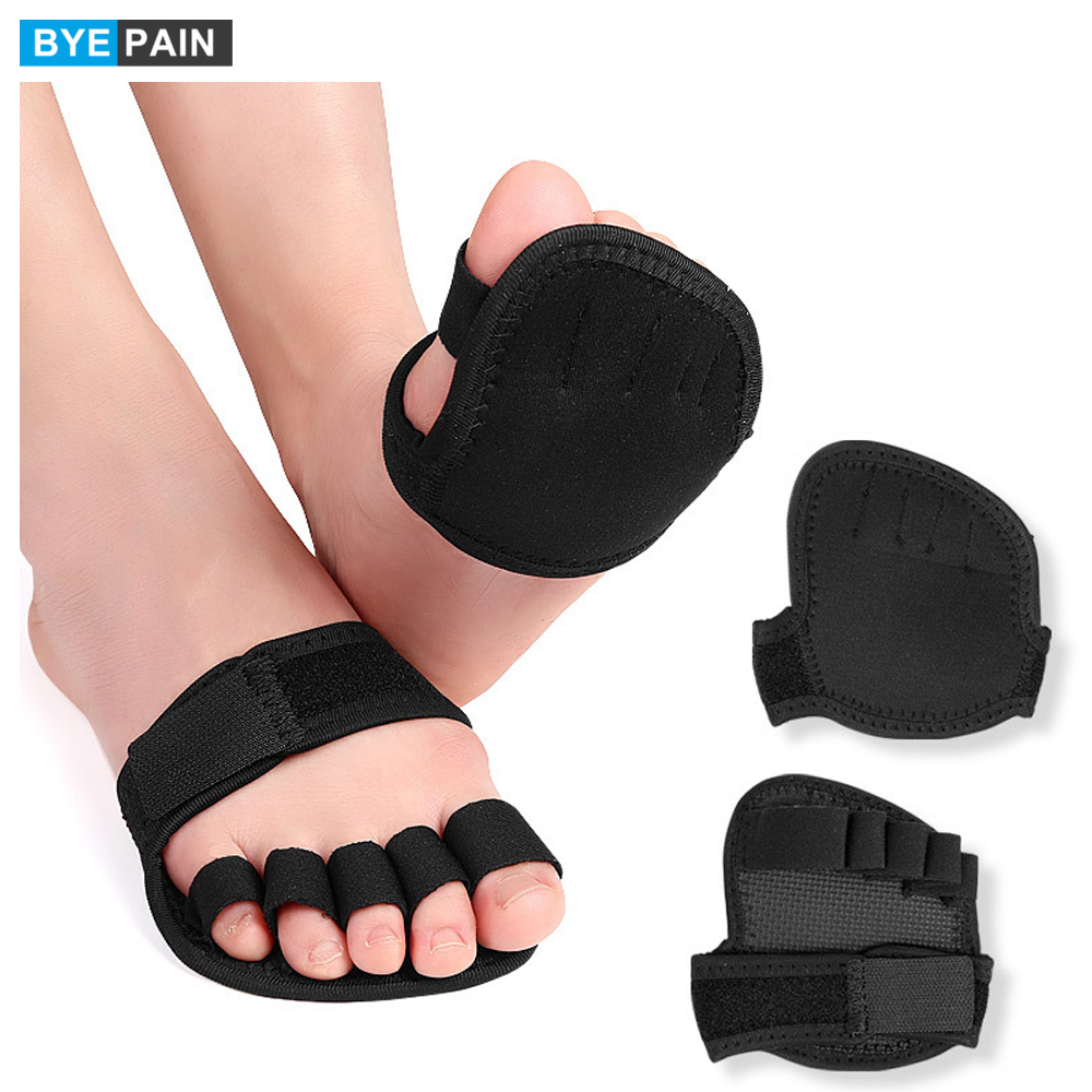 Yoga Toe Separator - 1 Pair Five-Finger Half-Palm Yoga Socks