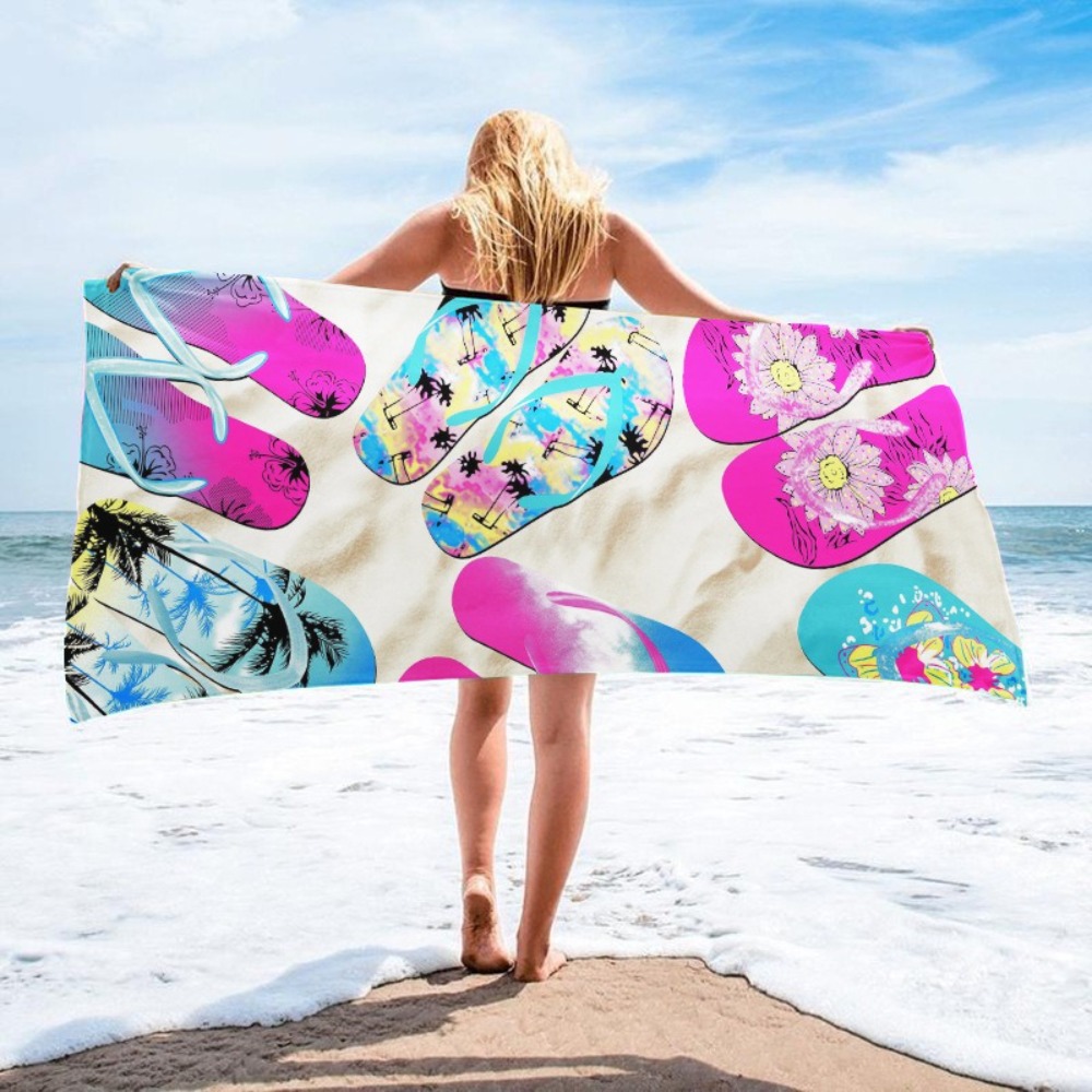 Yoga Mat For Fitness - 1PC Large Size Beach Blanket Microfiber