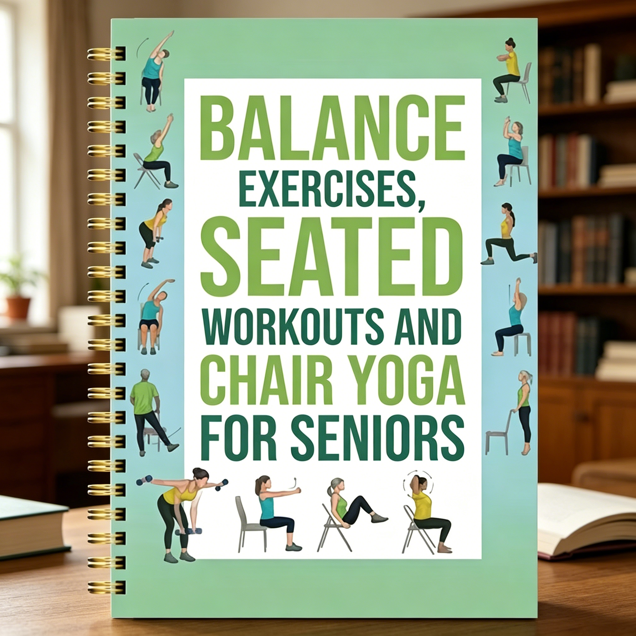 Chair Yoga for Seniors Journal - Yoga Fitness Journal review and price