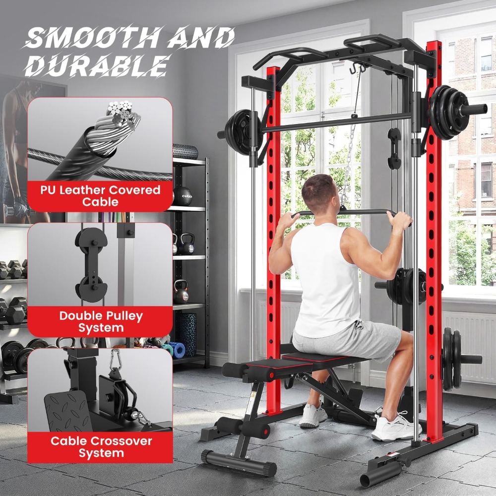 All-in-One Smith Machine Power - Lat Pulldown Bar review and price