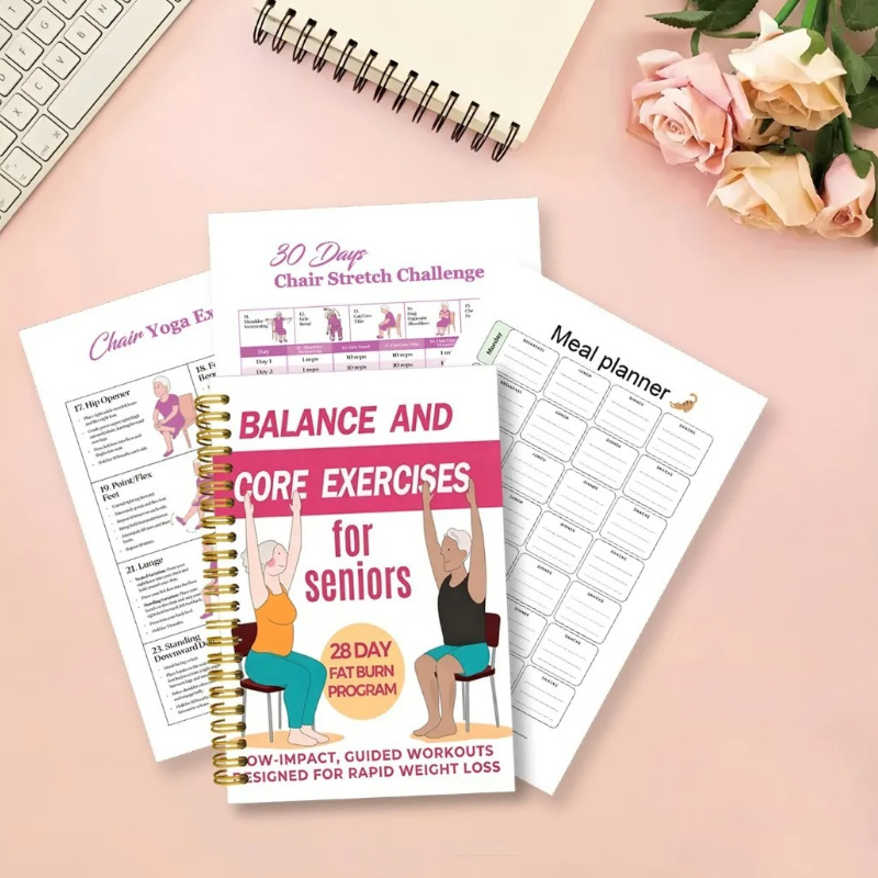 Chair Yoga Exercise Notebook F - Yoga Fitness Journal review and price