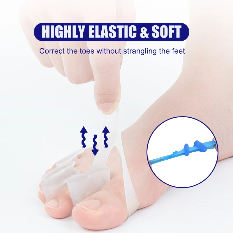 1 Pair Silicone Toe Separator  - Yoga Toe Separator review and price