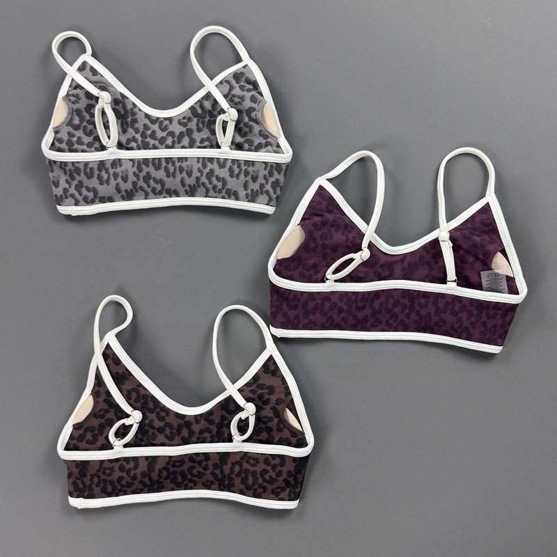 Sports Bra Women Leopard Print - Yoga Fitness Exercises review and price