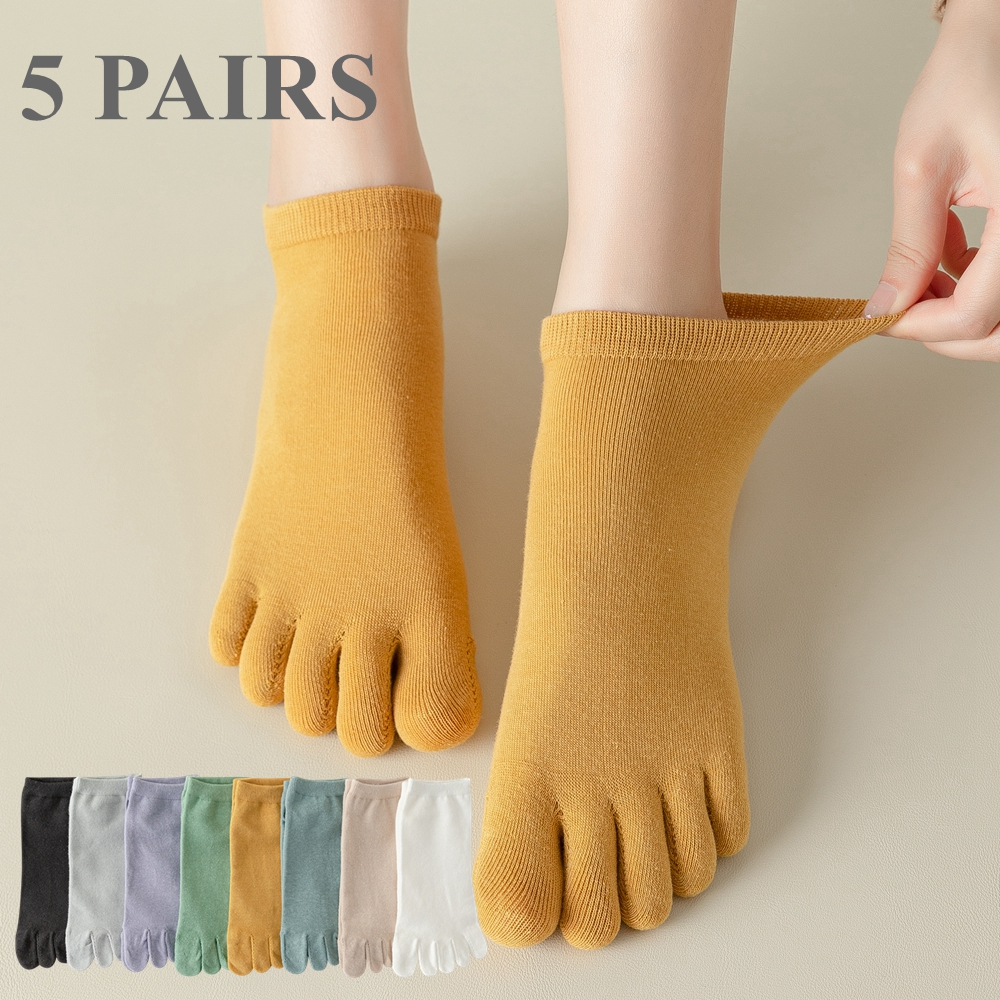 5 Pairs Women Toe Socks with S - Yoga Toe Separator review and price