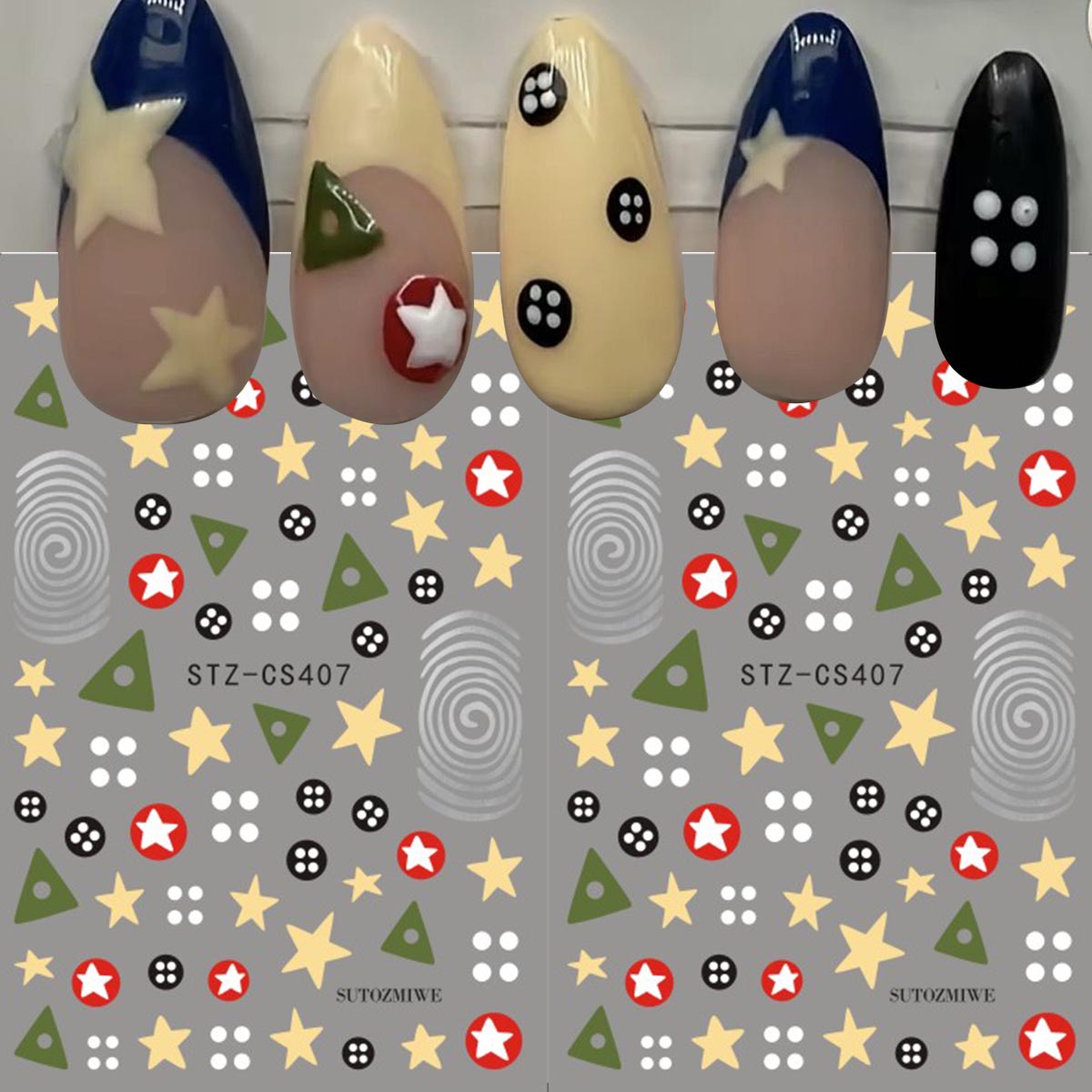2pcs Y2K Retro Coraline Nail A - Core Slider review and price