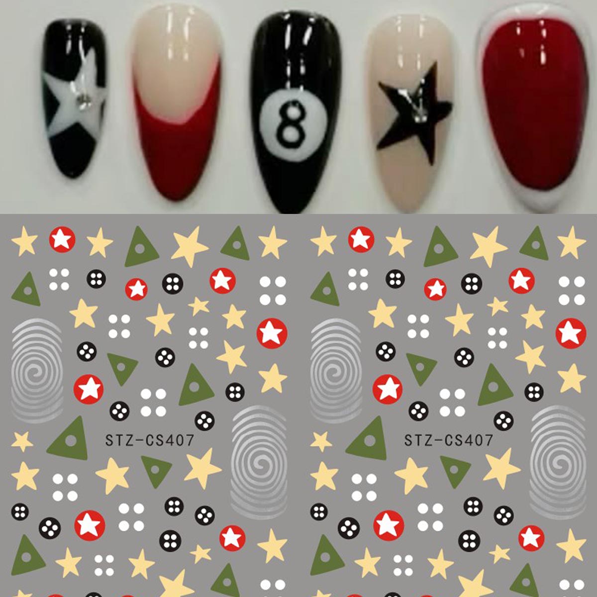 2pcs Y2K Retro Coraline Nail A - Core Slider review and price