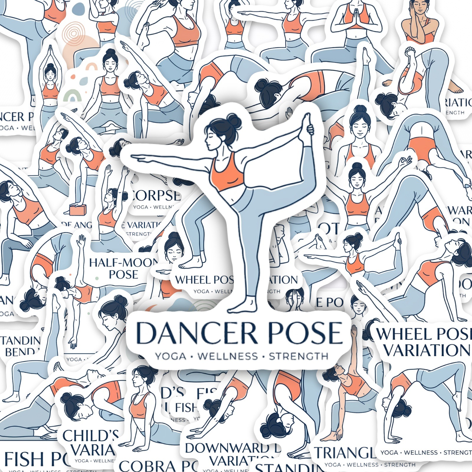 50-Pack Waterproof Yoga Fitnes - Yoga Fitness Journal review and price