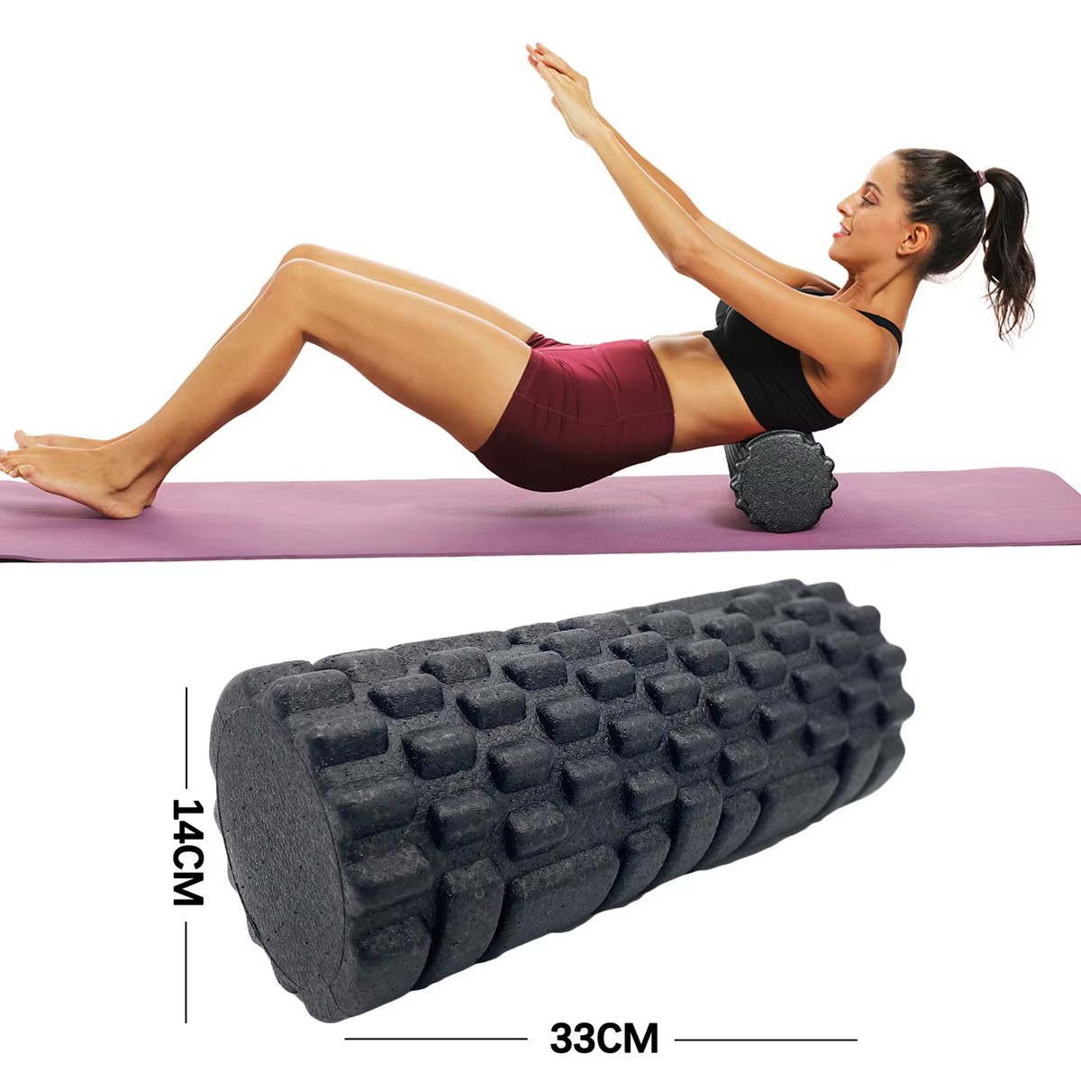 30/33cm Fitness Foam Roller Yo - Yoga Fitness Exercises review and price