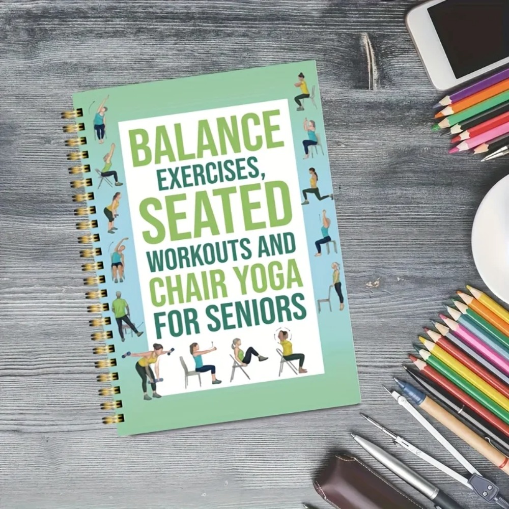 Chair Yoga Exercise Notebook F - Yoga Fitness Journal review and price