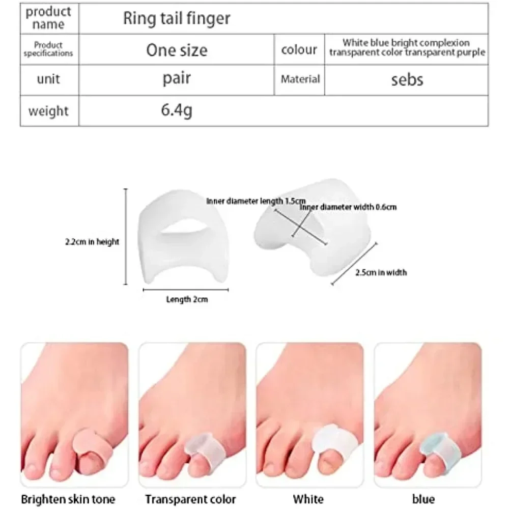 2pcs Silicone Toe Orthopedic S - Yoga Toe Separator review and price