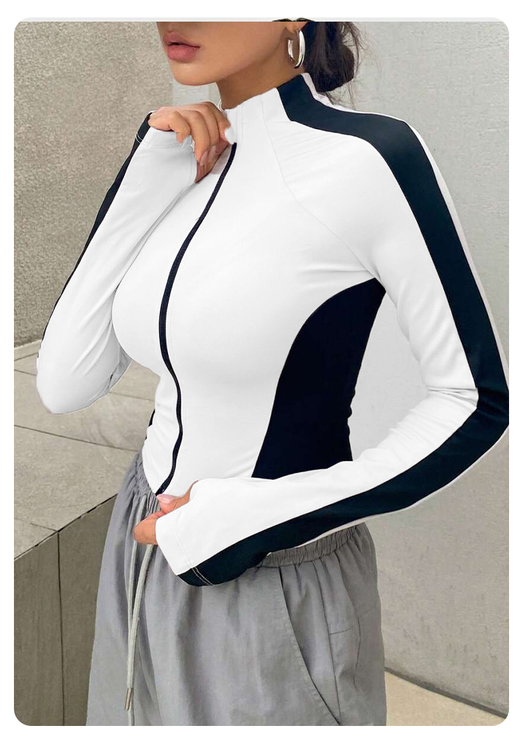 Yoga Clothes Stand Up Collar J - Yoga For Fitness review and price