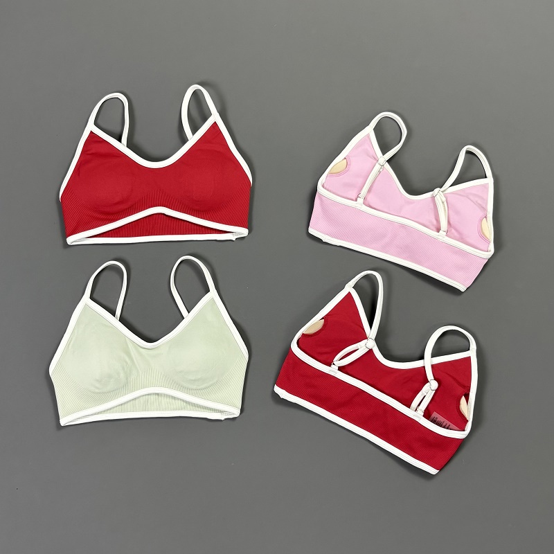 Women Contrastline Yoga Bra V  - Yoga Mat For Fitness review and price
