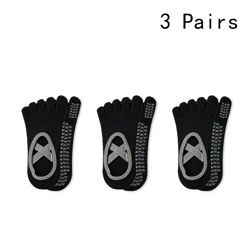 3 Pairs Thin Women Yoga Socks  - Yoga Toe Separator review and price