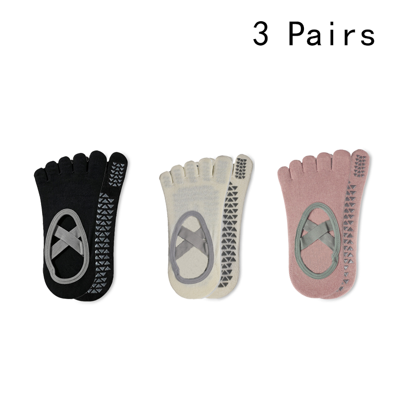 3 Pairs Thin Women Yoga Socks  - Yoga Toe Separator review and price
