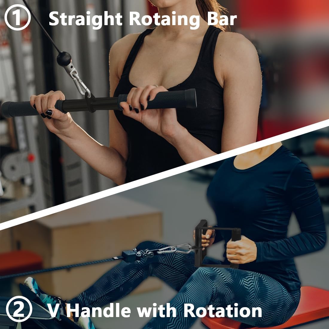 Home Gym Cable Attachments Set - Lat Pulldown Bar review and price