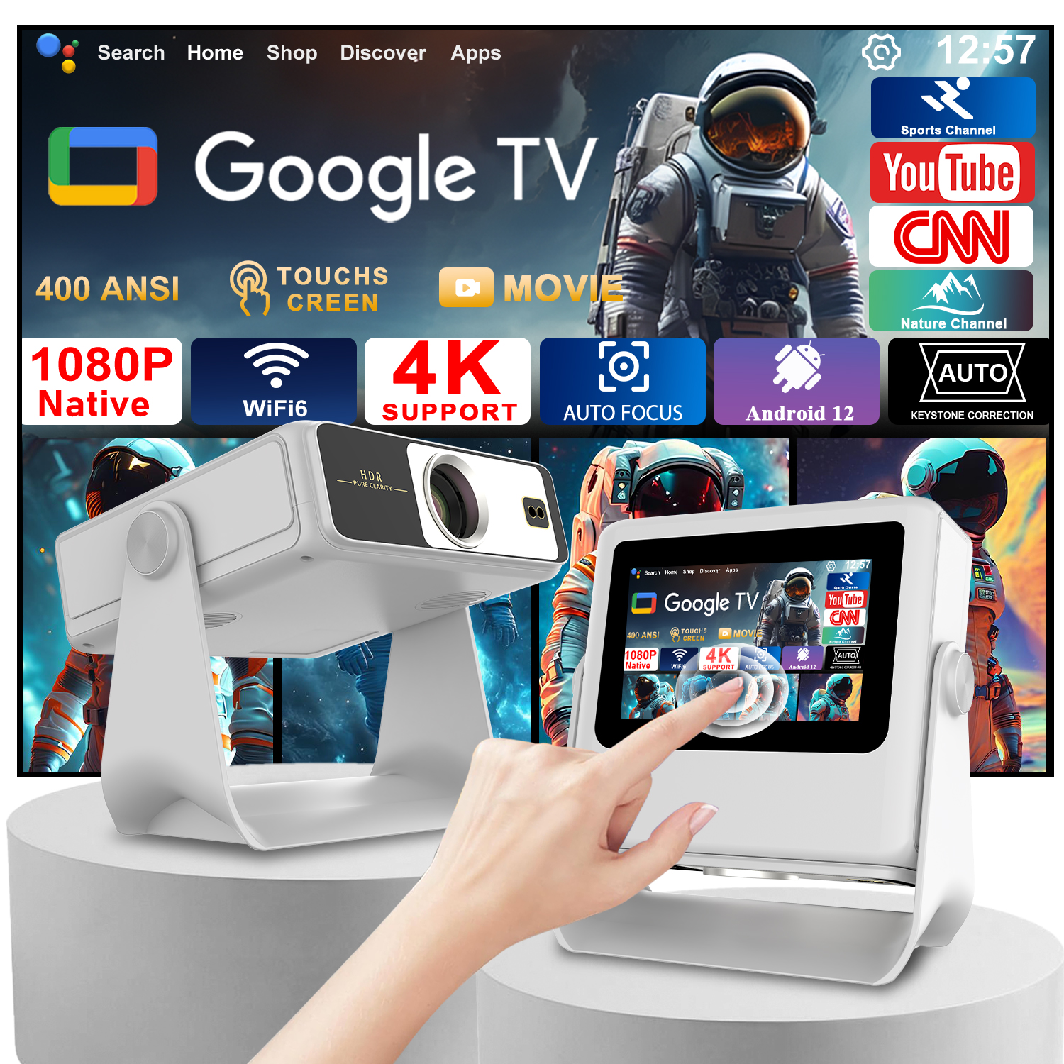 3-in-1 Tablet Projector 7