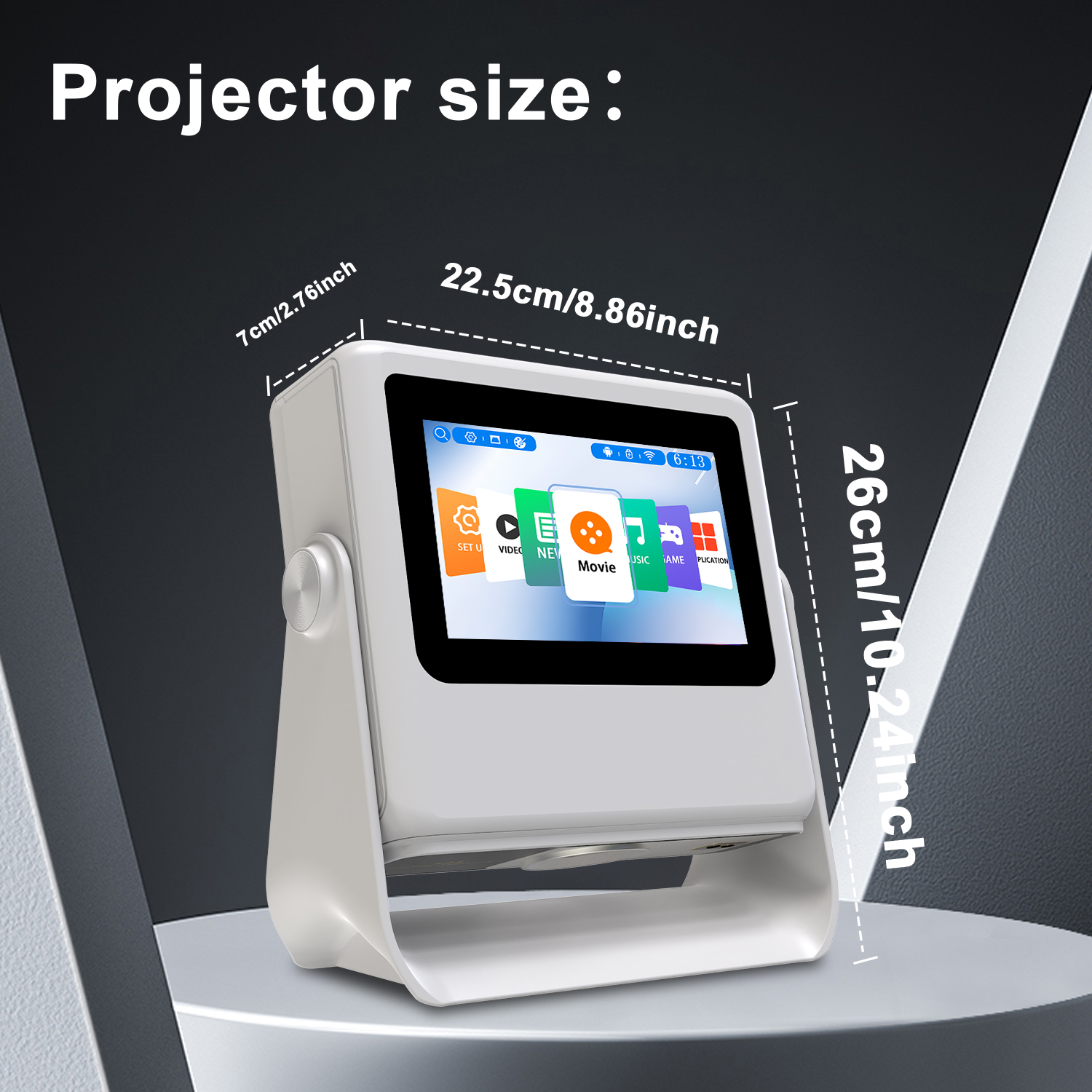 3-in-1 Tablet Projector 7