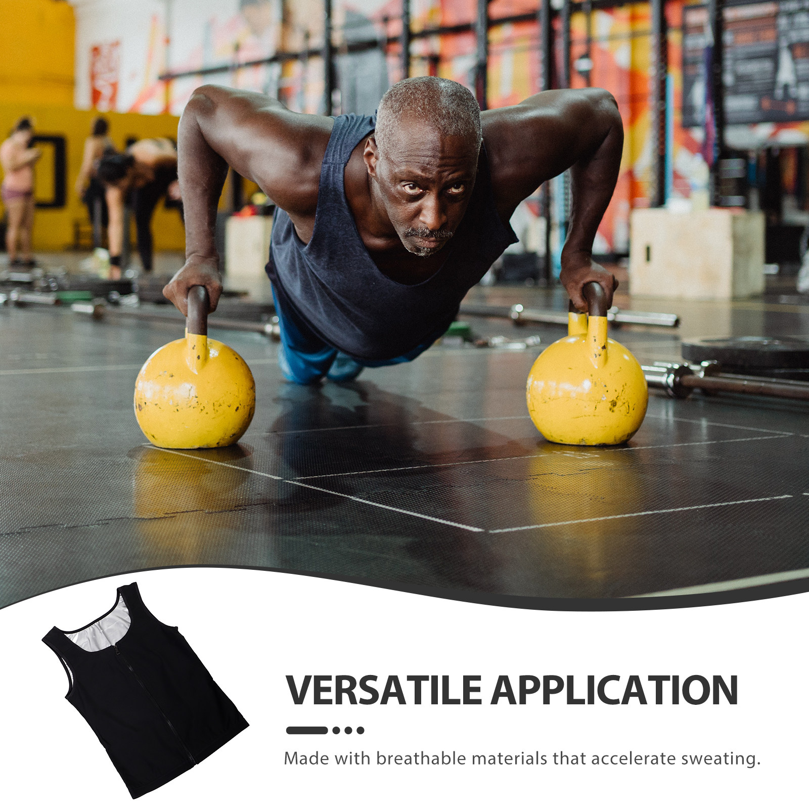 Mens Zip Up Sweat Vest Workout - Yoga Fitness Trainer review and price