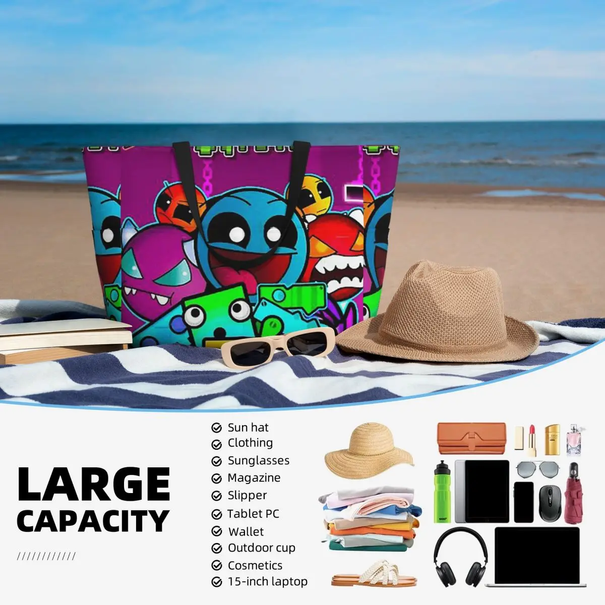 Video Game Geometry Dash Beach - Yoga Fitness Videos Free review and price