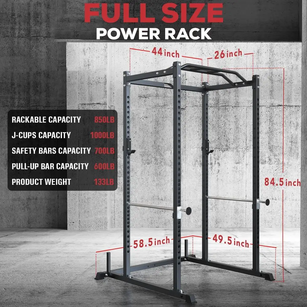 Multi-Function Squat Rack with - Lat Pulldown Bar review and price